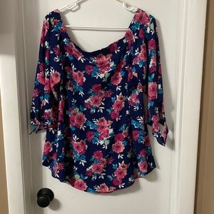 Off the shoulder blouse
